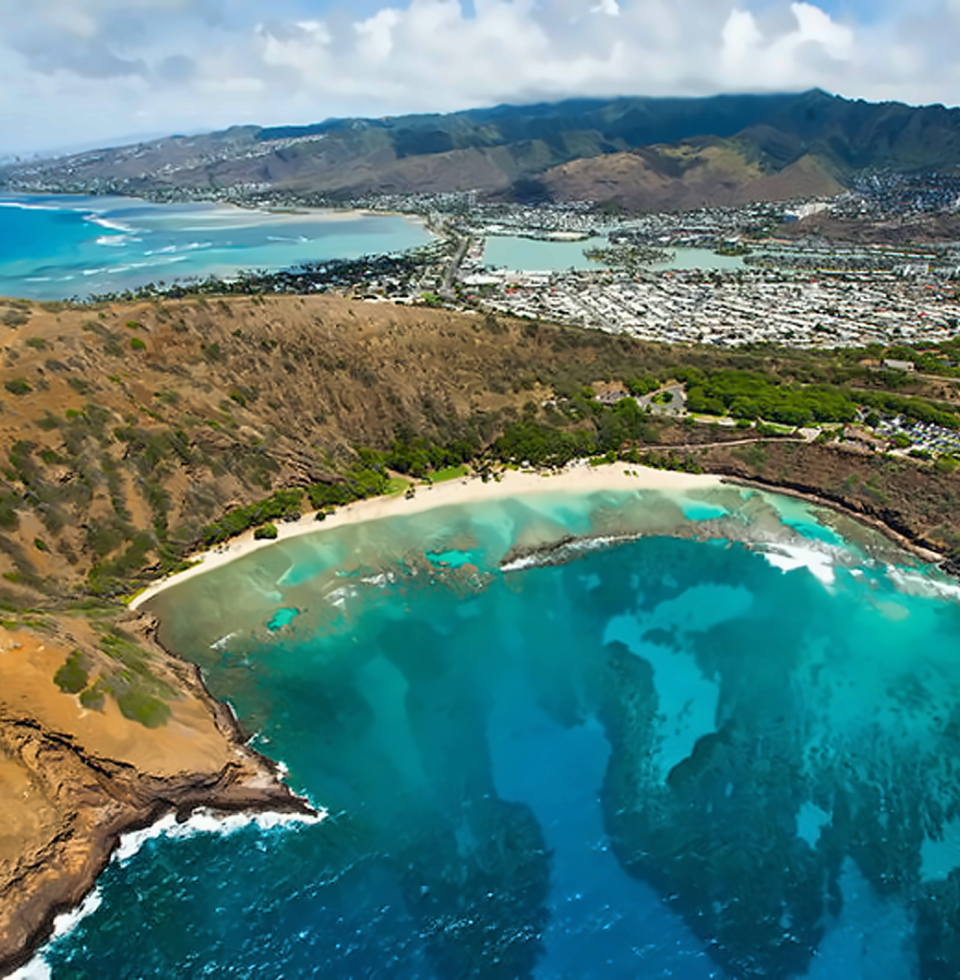 레인보우 헬리콥터 투어(오아후 섬, 주간)