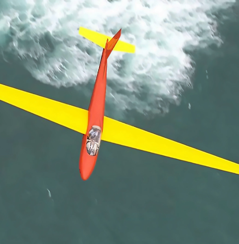 호놀룰루 소어링 에어로바틱 글라이더