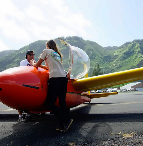 호놀룰루 소어링 에어로바틱 글라이더