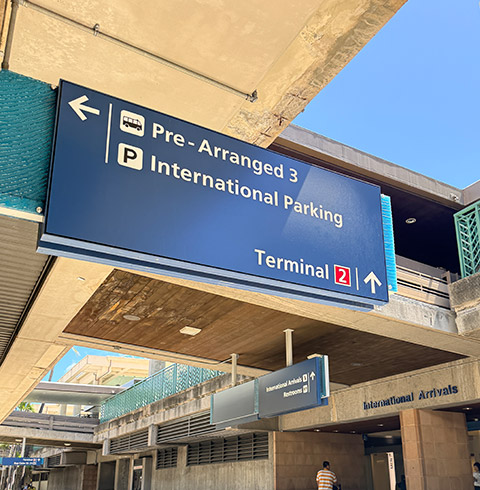 호놀룰루 공항 샌딩 셔틀서비스 (편도)