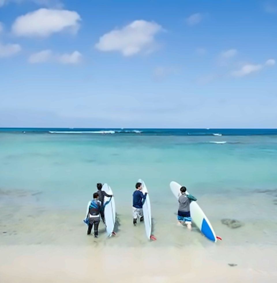 서핑 한인강사 그룹레슨(2-4명)